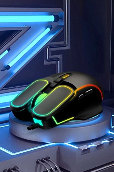 Everest Rampage Sm-g55 X-fora Led Işıklı Gökkuşağı Aydınlatmalı 7200dpı Oyuncu Mouse (Everest Türkiye Garantili)