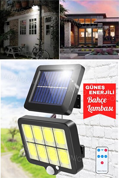 Genel Markalar Güneş Işığı Süper Parlak Hareket Sensörü Güneş Güçlü Güç LED Bahçe Duvar Lambası IP65 Su Geçirmez