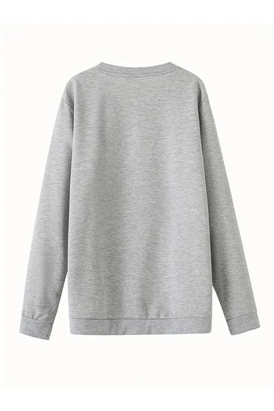 Karatopak Hanorac oversize unisex cu imprimeu cu cap de cerb