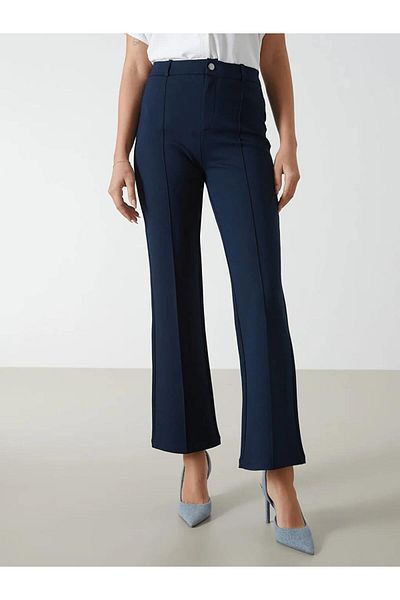 LC Waikiki Lcwaikiki Classic Navy Blue Skinny Fit Women's Trousers