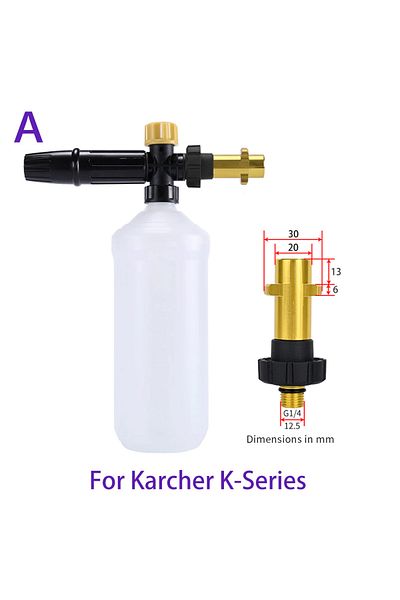BEAR FORCE For Karcher K Pressure Washer Adjusable Foam Cannon Car Washer Snow Foam Lance High Pressure Soap Fo
