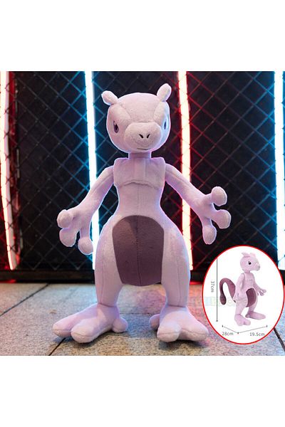Choice Original Mewtwo 37cm Original Pokemon Mewtwo Plush Anime Soft Stuffed Animal Toy Cartoon Pluche Holi