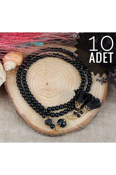 AYHANHOME 99 Pearl Prayer Beads with 10 Rose Tassels