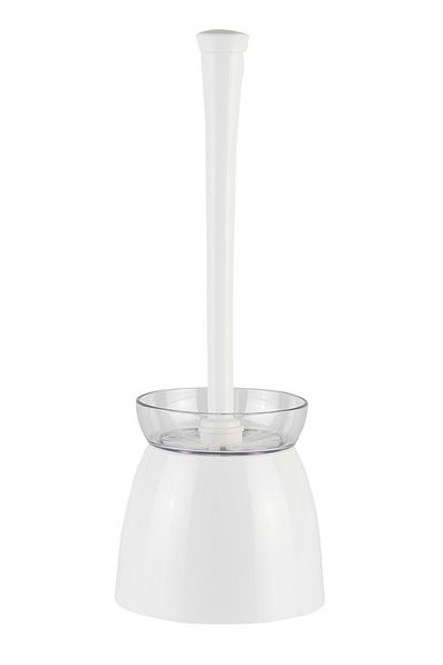 Prima Nova White Toilet Brush - Duo Body Handle