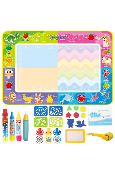Choice سجادة رسم وتلوين مائية كول بلاي مقاس 150×100 سم مع أقلام سحرية قابلة ل...