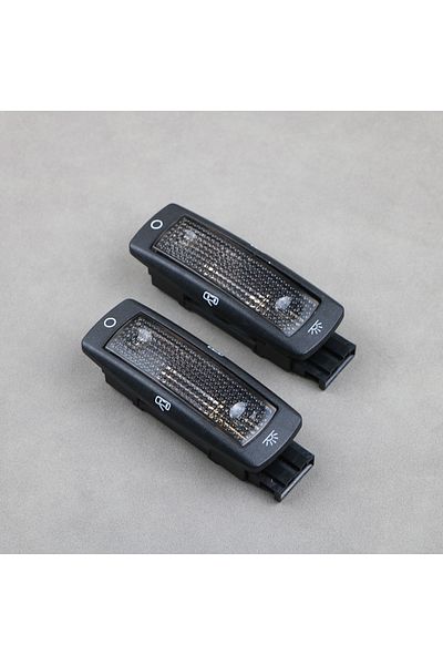 Choice Black 2pcs 2pcs Black Rear Reading Map Dome Light Ceiling Lamp 3b0947291 For Vw Golf Passat 1998-200