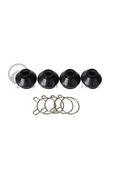 Choice M12 4 Pcs Suspension Steering Tie Rod Ends Ball Joint Universal Dust Protection Rubber Cover For Chi