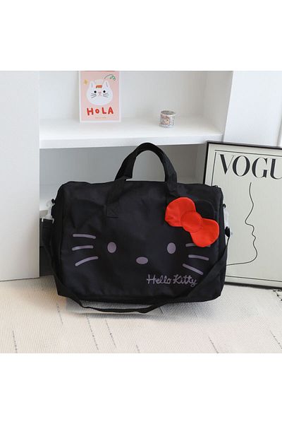 Choice Hello Kitty Sanrio Hello Kitty Cinnamoroll Cartoon Folding Women's Travel Bag Carry-on Duffel Bag Cr