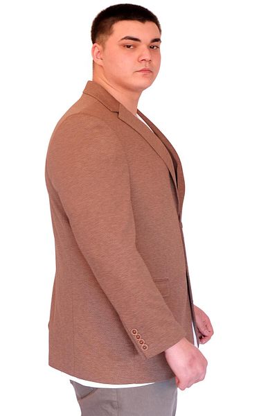 ModeXL Ανδρικό Classic Blazer - Μεγάλο Μέγεθος, DIAGO 23027 Cappucino
