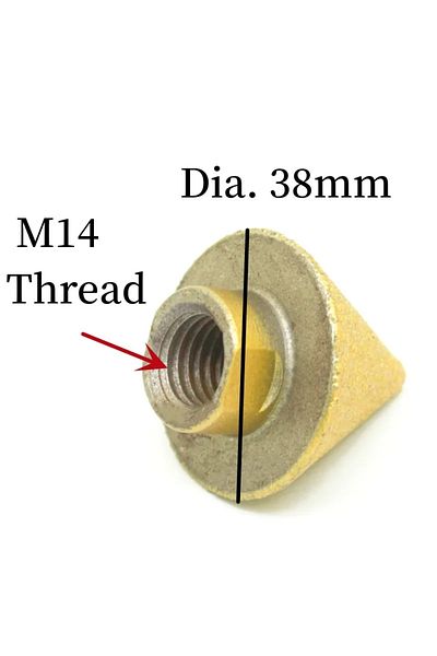 LIXIU D38-m14 M14 38/50mm Diamond Chamfer Router Bits Milling Tile Cutter Marble Concrete Hole Saw Masonry