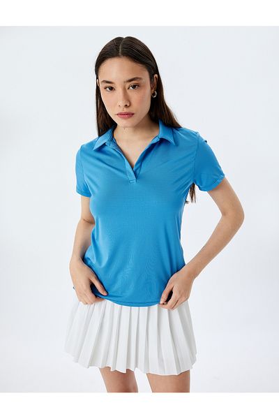 Koton Polo Neck Short Sleeve Slim Fit Sports T-Shirt