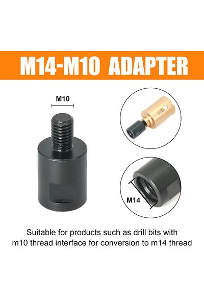 Choice 1pc Angle Grinder Adapter Converter M10 M14 5/8-11 Converter Adapte Arbor Connector For Polishing...
