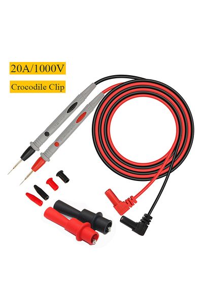 Choice 20a With Clip 20a 1000v Multimeter Test Heads Needle Pin Digital Multi Meter Head Wire Pen Cable Kit