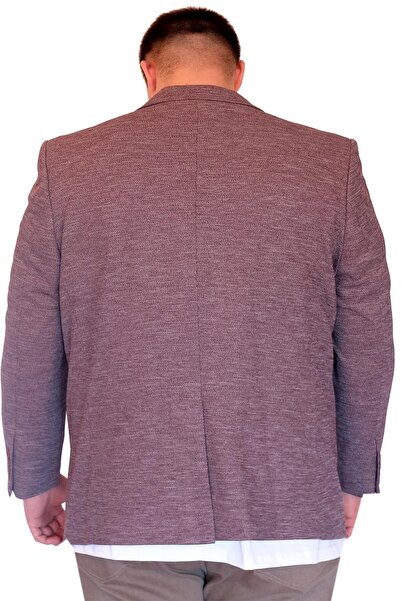 ModeXL Ανδρικό κλασικό σακάκι σακάκι - Plus Size, BRITAIN 23028 MAROON