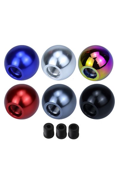 Choice Universal Auto Shift Knob Aluminum Ball Gear Shift Knob With Screw Nut Manual Transmission Vehicl...