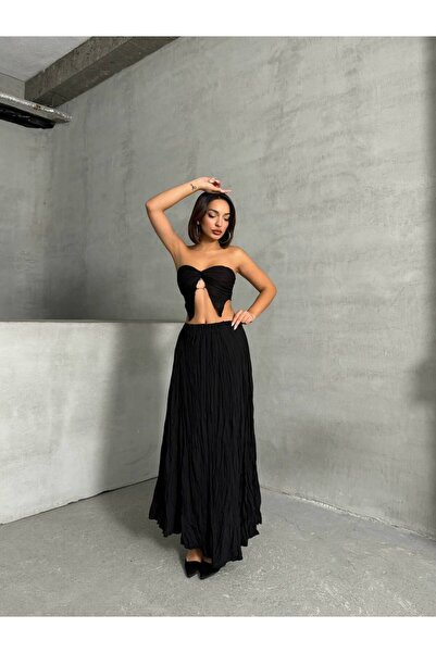 newmisal Women's Wrinked Skirt