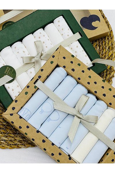Caramell 2025 Model Cotton Set of 7 Newborn Baby Wipes - 2 Pack