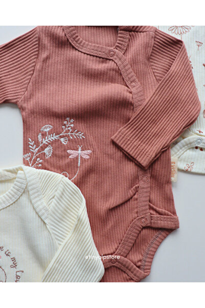 Necix's Cotton Comfortable Cute Design Animal Pattern Long Sleeve Newborn Baby Girl Boy Bodysuit