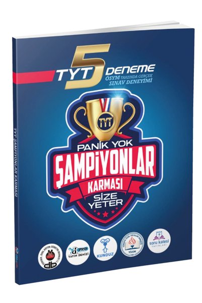 Bilimyolu Yayıncılık TYT 5 Deneme Panik Yok ŞAMPİYONLAR KARMASI Size Yeter