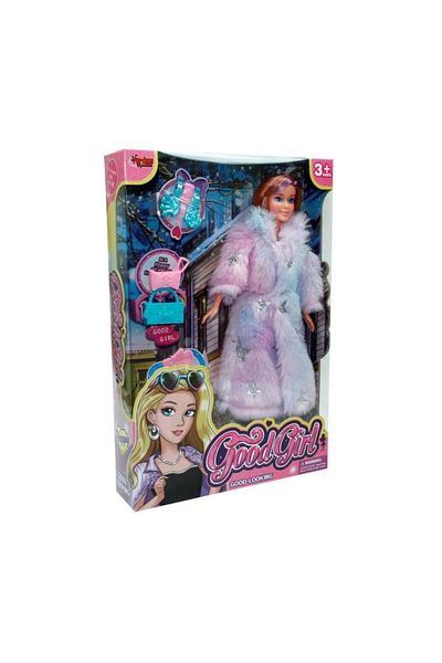 KdrElektronik Children's Wg-66768 Boxed 29cm Fur Doll with Accessories - Vardem Toy
