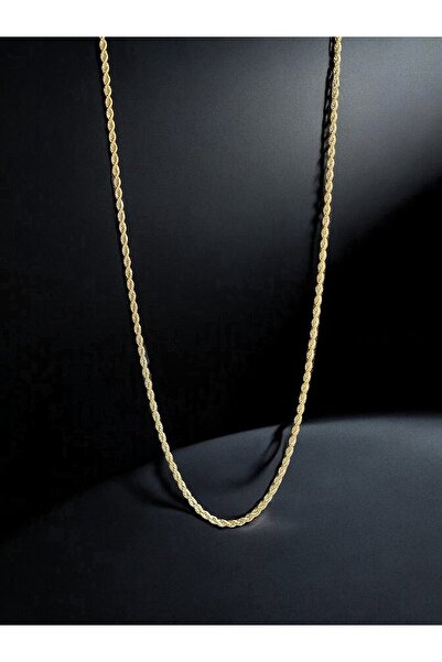 Çelik قلادة ذهبية للرجال من الفولاذ المقاوم للصدأ