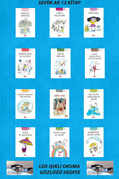 CAN Sevim Ak Kitapları 12 Kitap Set 1