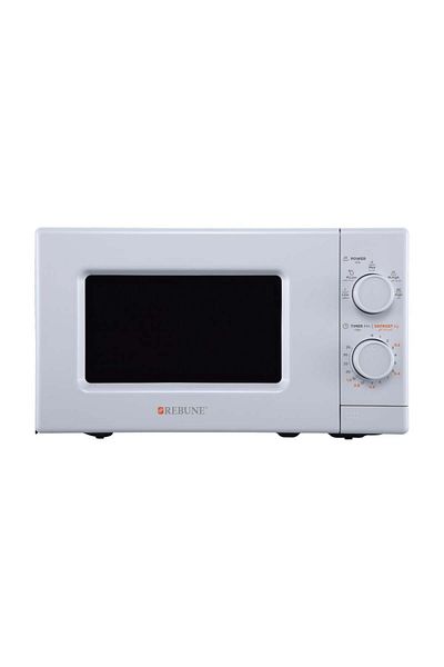 rebune Ribbon Microwave 20l 700w - Mechanical Control - White - Re-10-038