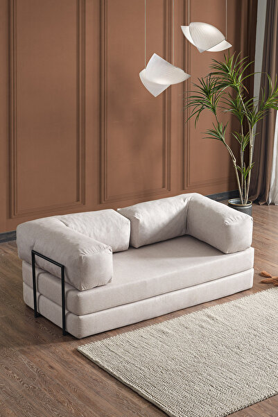 Evdemo Line Aktivite Koltuğu Çok Amaçlı Koltuk Yatak Krem