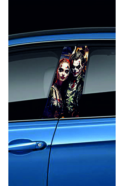 NEON Dijital Baskı Merkezi Araç Kapı Direk Kaplama Folyosu (Sağ Sol Takım) (2 Adet) - 22x52 Cm