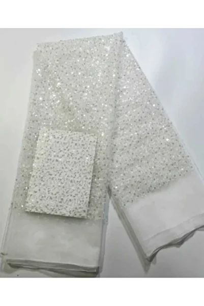 Evsay 1 Meter Evening Dress Fabric - Wedding, Wedding and Henna Engagement Evening Dress