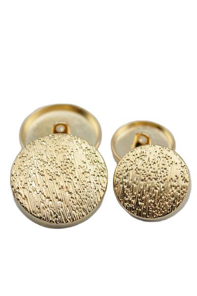 Choice 10pcs/lot Brand High-grade Metal Golden Buttons For Coat  Clothing Suit Fastener Plating Metal Bu...