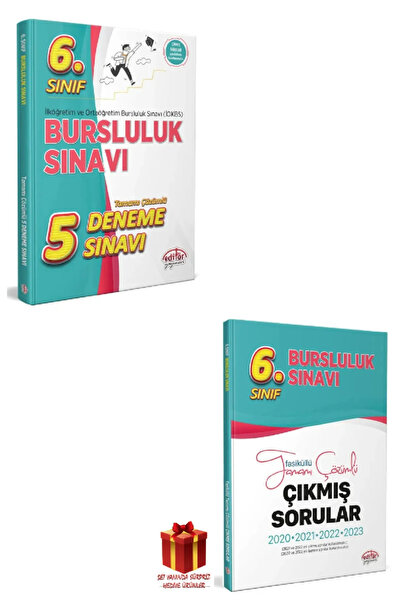 Editör Yayınevi Editör Yayınları 6. Sınıf Bursluluk Deneme Sınavları+Editör 6...