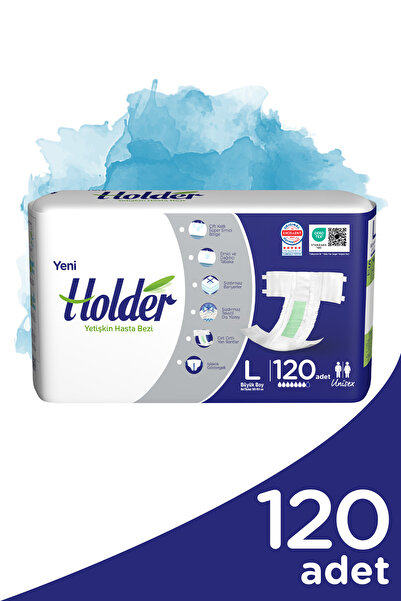 Holder Hasta Bezi Bel Bantlı Tekstil Yüzey Large Büyük 120 Adet