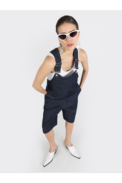 Colin's Regular Fit High Waist Straight Women's Blue Jean Shorts