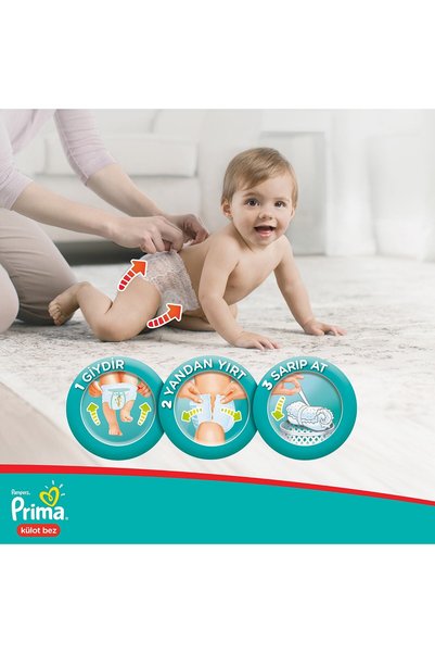 Prima Külot Bebek Bezi 6 Beden 102 Adet Aylık Fırsat Paketi