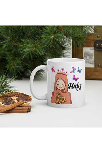 Piktorya هدية عصرية على شكل كوب أبيض مطبوع من Hafiz Girl