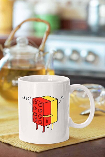 Piktorya Lego No Printed White Mug Cup