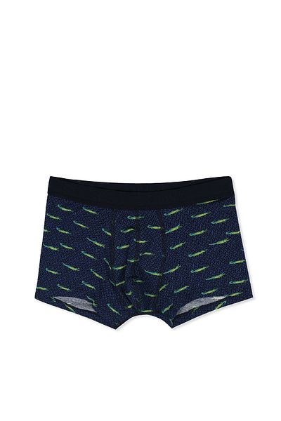 Colin's Boxer pentru bărbați, albastru marin, cu imprimeu modern, Cl 1065388