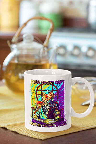 Piktorya كوب مطبوع عليه فنان جيد