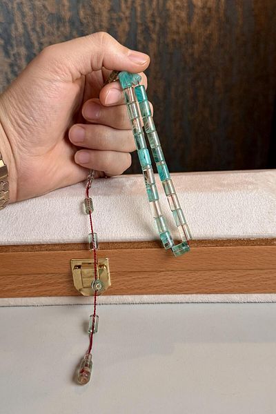 dergah tesbih Üstad Erkan Çubukcu System Design Clamping Amber Prayer Beads