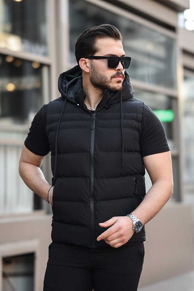 ziqsaq Men's Hooded Puffy Vest