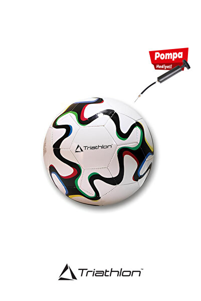 Triathlon T116-S Futbol Topu / No:5 / Pompa Hediyeli / Dayanıklı Profesyonel ...