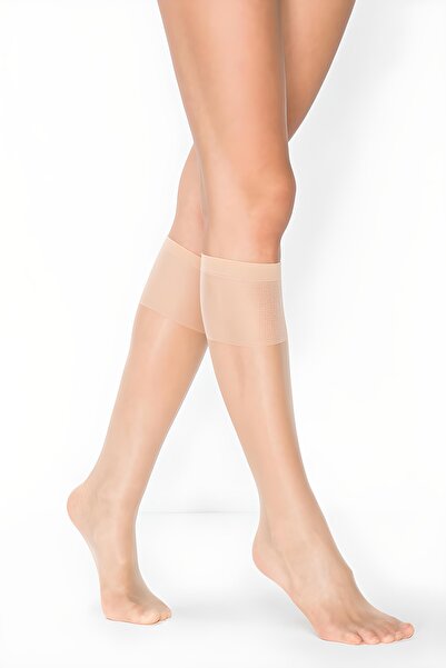 Penti 6 قطع تناسب 15 قطعة من الجوارب الرقيقة اللامعة بدون أصابع