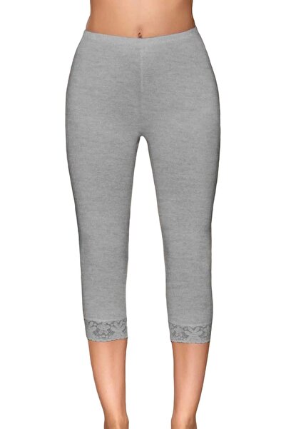 Berrak Γυναικείο μακρύ κολάν με δαντέλα στο τελείωμα Berrak-2104