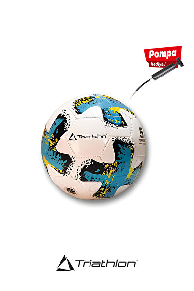 Triathlon T116-M Futbol Topu / No:5 / Pompa Hediyeli / Dayanıklı Profesyonel ...