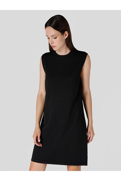 Colin's Tricotaj negre - Rochie de damă slim fit