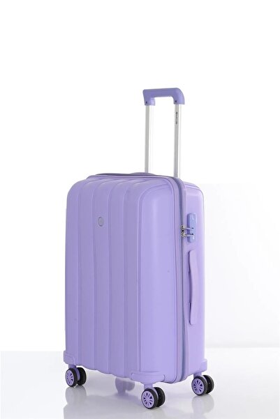 MÇS Polipropilen 4'lü Valiz Seti Büyük Boy Orta Boy Kabin boy ve Makyaj Çantası