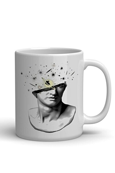 Mio Life Space Surreal Sculpture Printed Mug