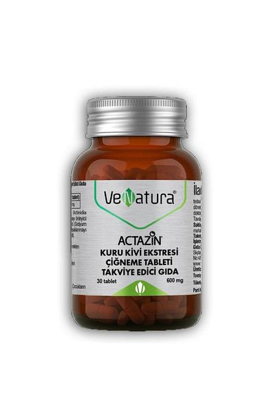 VeNatura Actazin Dry Kiwi Extract 30 Chewing Tablets
