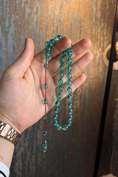 dergah tesbih Model sistemat de călărețul Muhammet Tacir Water Green Fire-i Squeeze Tasbih
